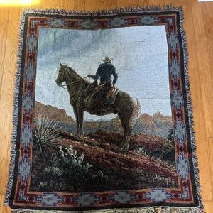 Jack Terry Cowboy Throw 51 x 44